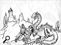 Warrior and Dragon circa 1975
