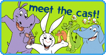 Click to meet the qubo TV cast of My Friend Rabbit